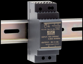 HDR-30-48 Switching Power Supplies, DIN, 36 W 48 V / 0,75 A