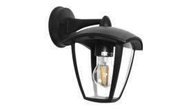 Oprawa Elewacyjna Surva Czarna E27 Mocowanie Z Gór