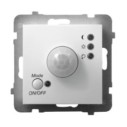 ARIA Elektroniczny czujnik ruchu biały ŁP-16U/m/00