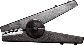 Minaturowy zacisk krokodylkowy Mueller Electric BU-112-0 BU-112-0 Maksymalny zakres zacisku: 16 mm Długość: 80 mm czarny