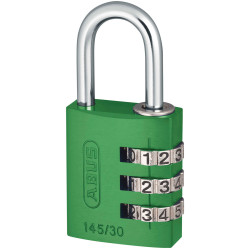 ABUS 46580 145/30 30mm Aluminium Combination Padlock Green