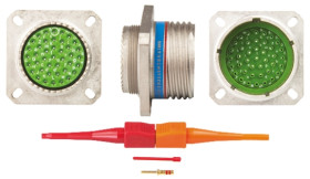 Złącze 41-pinowe Żeński Souriau Sunbank by Eaton Męski Montaż na panelu MIL-DTL-38999 rozmiar 21