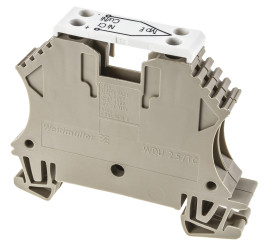 Złączka szynowa do obwodów termoelektrycznych Weidmuller poziomy: Pojedynczy 26 → 12AWGŚruba W raster: 10.2mm 1