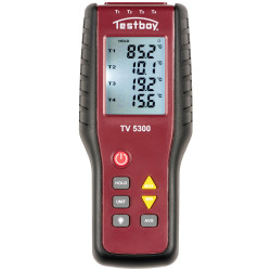 Testboy 62006000 TV 5300 4-Channel Thermometer -200 to 1372&#xB0;C