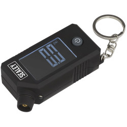 Sealey TSTPG12 Digital Tyre Pressure &amp; Tread Depth Gauge with LED