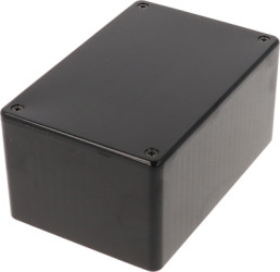 ABS enclosure, (L x W x H) 120 x 80 x 59 mm, black (RAL 9005), IP54, 1591TSBK
