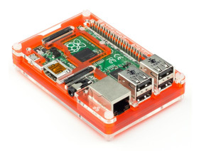 Tangerine Coupé PiBow Raspberry Pi 3 Case [Discontinued]