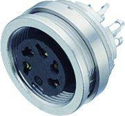 binder 09 0120 09 05-20 Złącze żeńskie kołnierzowe złącze żeńskie proste Seria: 723 Łączna ilość styków: 5 1 szt.