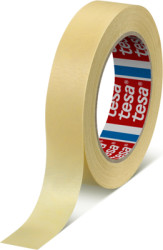Masking tape, 25 x 0.125 mm, paper, beige, 50 m, 04323-00008-00