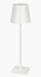 Lampka stołowa TAZA 3,5W 400lm CCT IP54 biała 4mAh