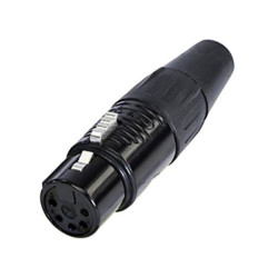 Rean RC5F-BAG XLR Connector 5-Pin Socket Straight 1pc