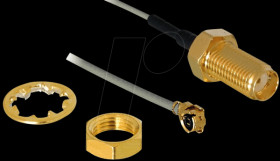 88419 SMA socket/installation &gt; MHF/U.FL plug, 200 mm