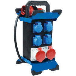 as - Schwabe 60960 Stecky 11 Power Distributor 2 CEE 4 Sockets IP44 Outdoor Use