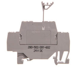Złączka z diodą tłumiącą 24V DC 280-502/281-602 /50szt./
