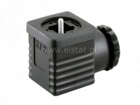 Złącze do elektrozaworu 2+PE czarne PG9/ PG11