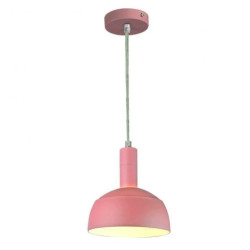 Lampa dekoracyjna wisząca aluminiowa różowa regulowany kąt 1,2m E14 max 60W IP20 V-TAC VT-7100-P
