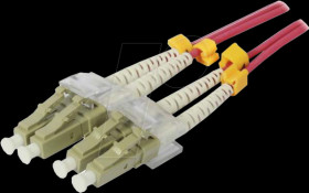 S216770 Duplex patch cable LC/LC 50/125µ, OM4 purple, 15 m