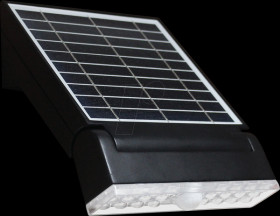 OC-WL006C Solar wall light, 8 W, 1200 lm, PIR light sensor, IP65