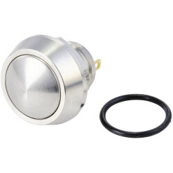 TruComponents 782152 Pushbutton ,Panel Mount,Off/(On),SPST,Solder,IP67