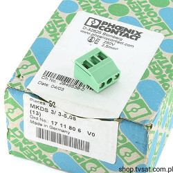 MKDS3-3-5,08(13) 1711738 Terminal Block 3Pin 2Pin THT PHOENIX