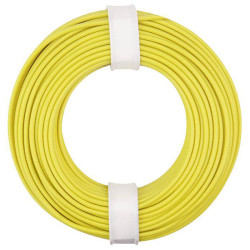 Donau 150-013 Elektronik Strand 1x0.50mm&#xB2; Yellow 10m Wire