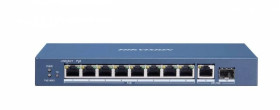 Switch PoE 8-portowy 1Gbps (niezarządzalny) DS-3E0510P-E