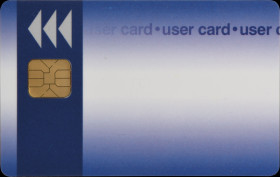 Chip card 8 kByte (64 kbit)