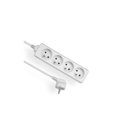 Przedłużacz 4gn 7m z uz. biały EPS-407 ELGOTECH
