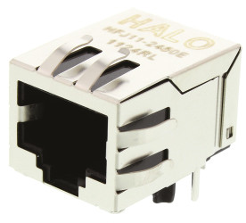 Złącze RJ45 Żeński Złącze RJ45 Halo Electronics, proste