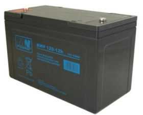 Akumulator żelowy 12V / 120Ah, śruba M8