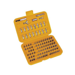 Zestaw końcówek do wkrętaków 100 uchwyt + bity SECURITY