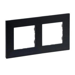 Niloe Step Ramka podwójna 2x stal szczotkowana 863992