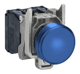 Kontrolka 120V ac Niebieski Schneider Electric średnica wycięcia 22mm Montaż panelowy Śruba