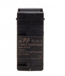 Przekładnik prądowy 50/5A 1,5VA kl.1 otwór 22mm TI‑50‑5