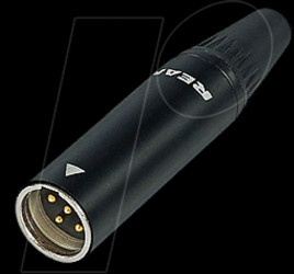 RT3MC-B TINY xlr cable connector, 3-pin