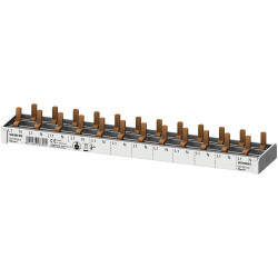 Siemens 5ST36740 Busbar 2 rows 63A 230V 10mm&#xB2; 1pc Conductor L&lt;N