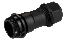 Złącze wielostykowe przemysłowe 4-pinowe Montaż na kablu Gniazdo RS PRO