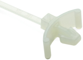 Cable tie, PA, (L x W) 100 x 2.5 mm, bundle-Ø 1.5 to 16 mm, natural, UV resistant, -40 to 105 °C, 126-00416