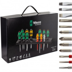 Zestaw wkrętaków uniwersalnych Wera XXL 11 sztuk + próbnik i 2 wieszaki