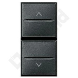 AX:KLAWISZ ŚWIATŁO 2M ALU HC4911/2BA /10szt./