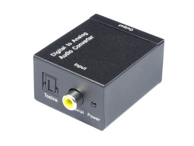 Konwerter audio DAC SPDIF na analog 2xRCA (L/R)