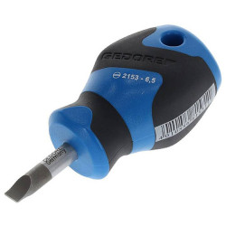 Gedore 1531182 Screwdriver short shape Slot 6.5 mm