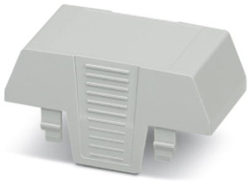 Upper part of housing, ABS/PC, (W x H x D) 35.1 x 75 x 36.95 mm, light gray, for enclosure, 1069990