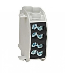 Zacisk rozgałęźny 25 mm², czarny 1-biegunowy