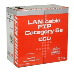 Kabel teleinformatyczny skrętka CAT. 5e FTP CU 4x2xAWG24 /305m