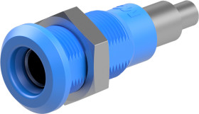 Gniazdo testowe Gniazdo Połączenie lutowane Niebieski 25A Staubli