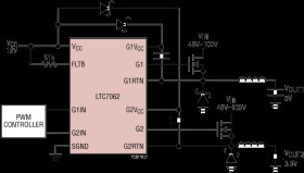 100V Dual High-Side MOSFET Gate Driver
