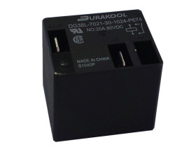 Przekaźnik mocy 24V dc SPST-NO Durakool, montaż PCB