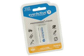 Akumulator; Li-Ion; 6f22 9V; 7,4V; 500mAh; 15,5x26,6x47,9mm; zatrzask; everActive; 9V 6F22 6LR61; z gniazdem USB typ C