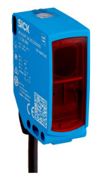 Czujniki fotoelektryczne Bliskość Prostokątny SICK NPN, PNP zakres 10 m Precyzyjne światło LED